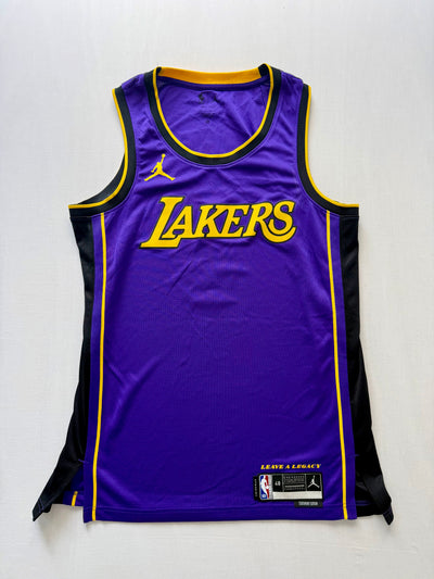 LeBron James Los Angeles Lakers Jersey – Nike Jordan Authentic Statement Edition Mens • Large/L