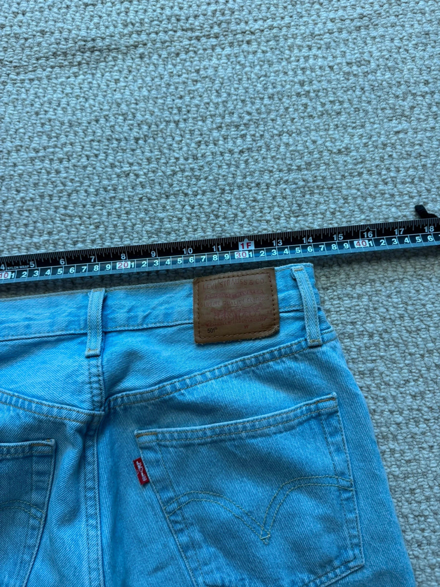 Levis 501 high rise straight womens jeans blue • w27 l28 uk8
