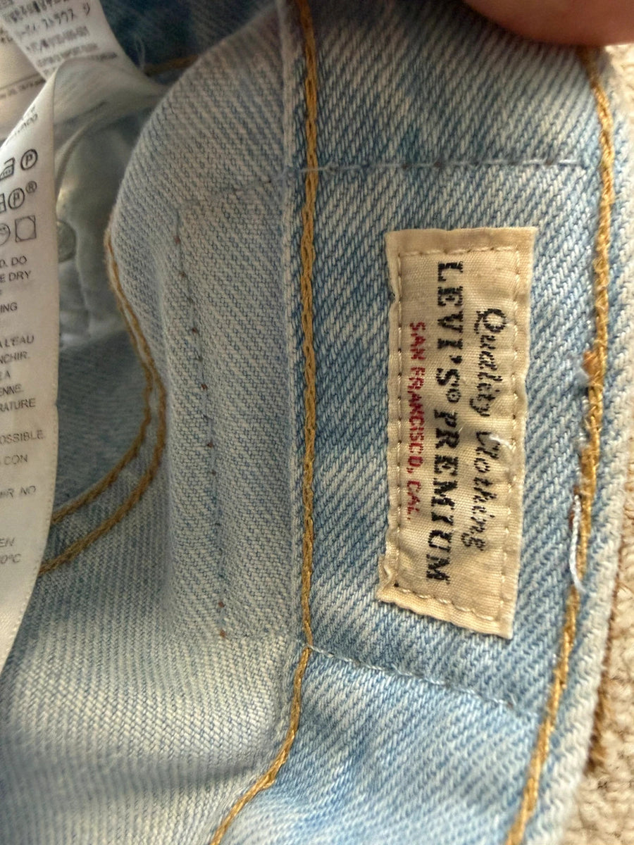 Levis 501 high rise straight womens jeans blue • w27 l28 uk8