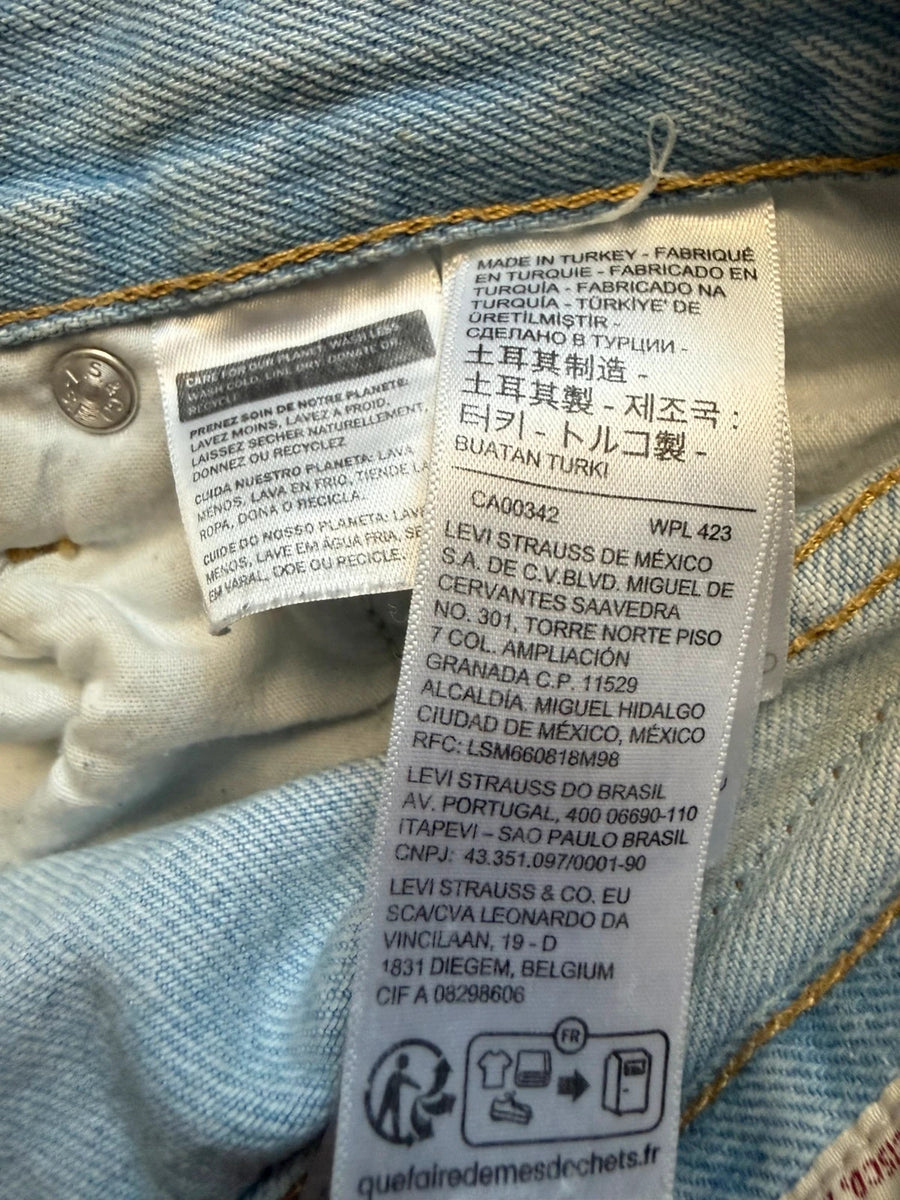 Levis 501 high rise straight womens jeans blue • w27 l28 uk8