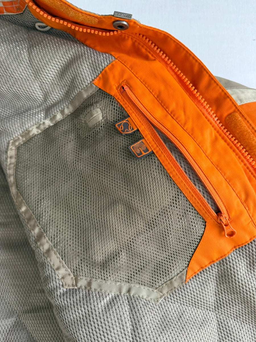 Helly Hansen HellyTech Ski Jacket Waterproof Orange Grey Mens • 2XL / XXL