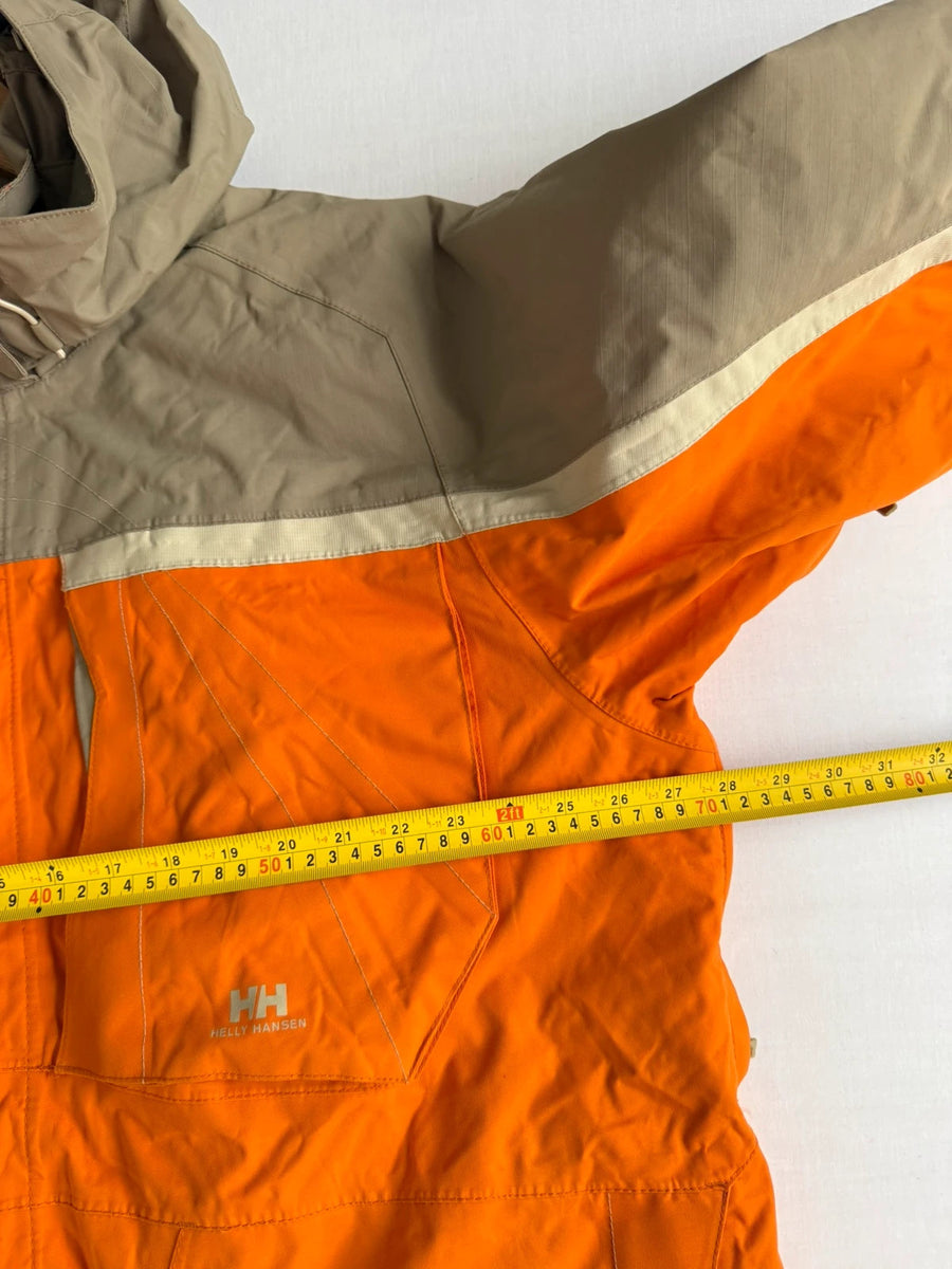 Helly Hansen HellyTech Ski Jacket Waterproof Orange Grey Mens • 2XL / XXL