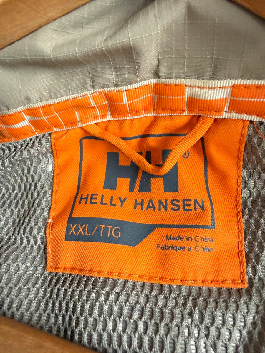 Helly Hansen HellyTech Ski Jacket Waterproof Orange Grey Mens • 2XL / XXL