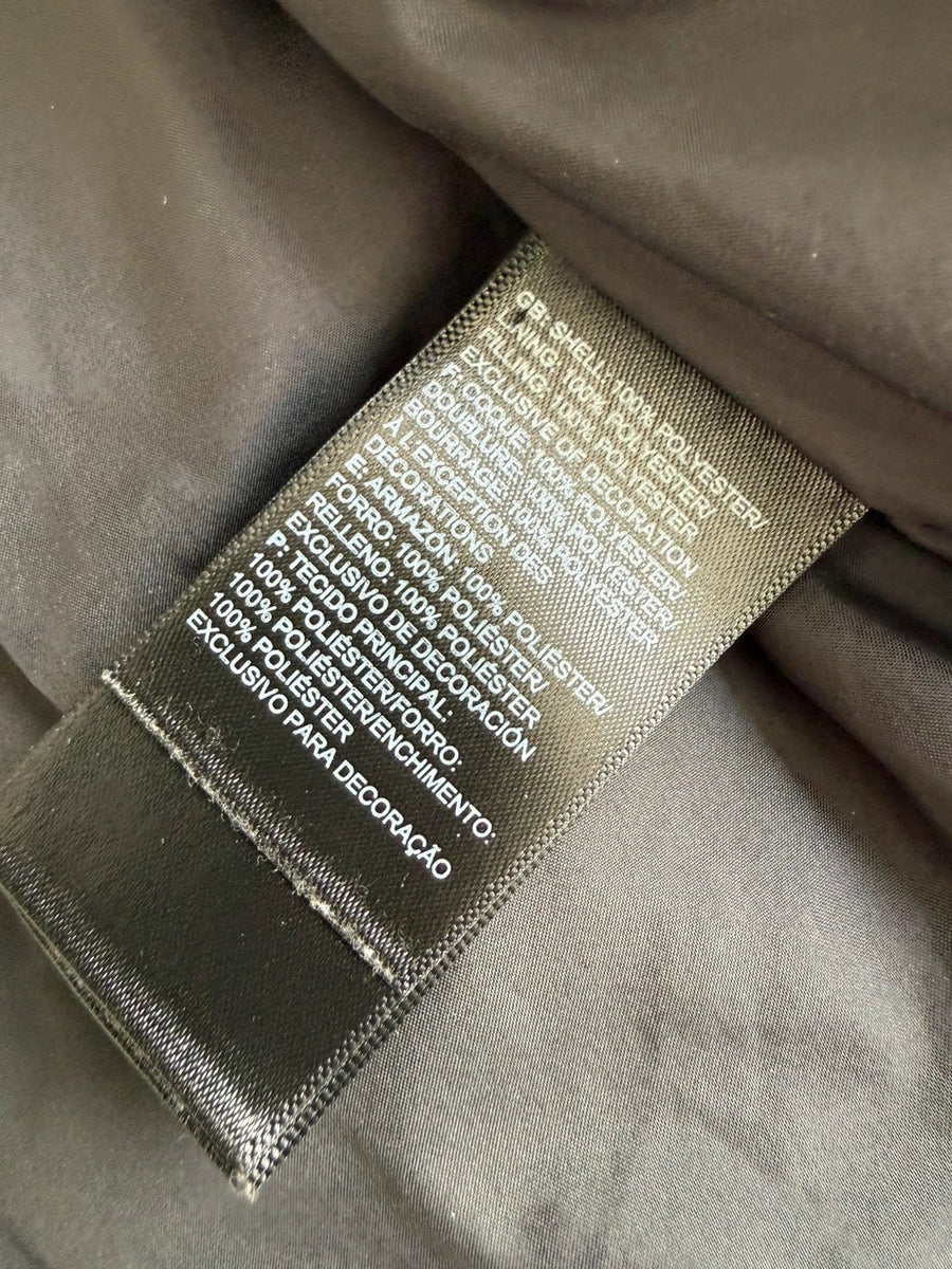 The North Face Saikuru Cropped Puffer Jacket Grey Tie Dye Womens • Medium / M