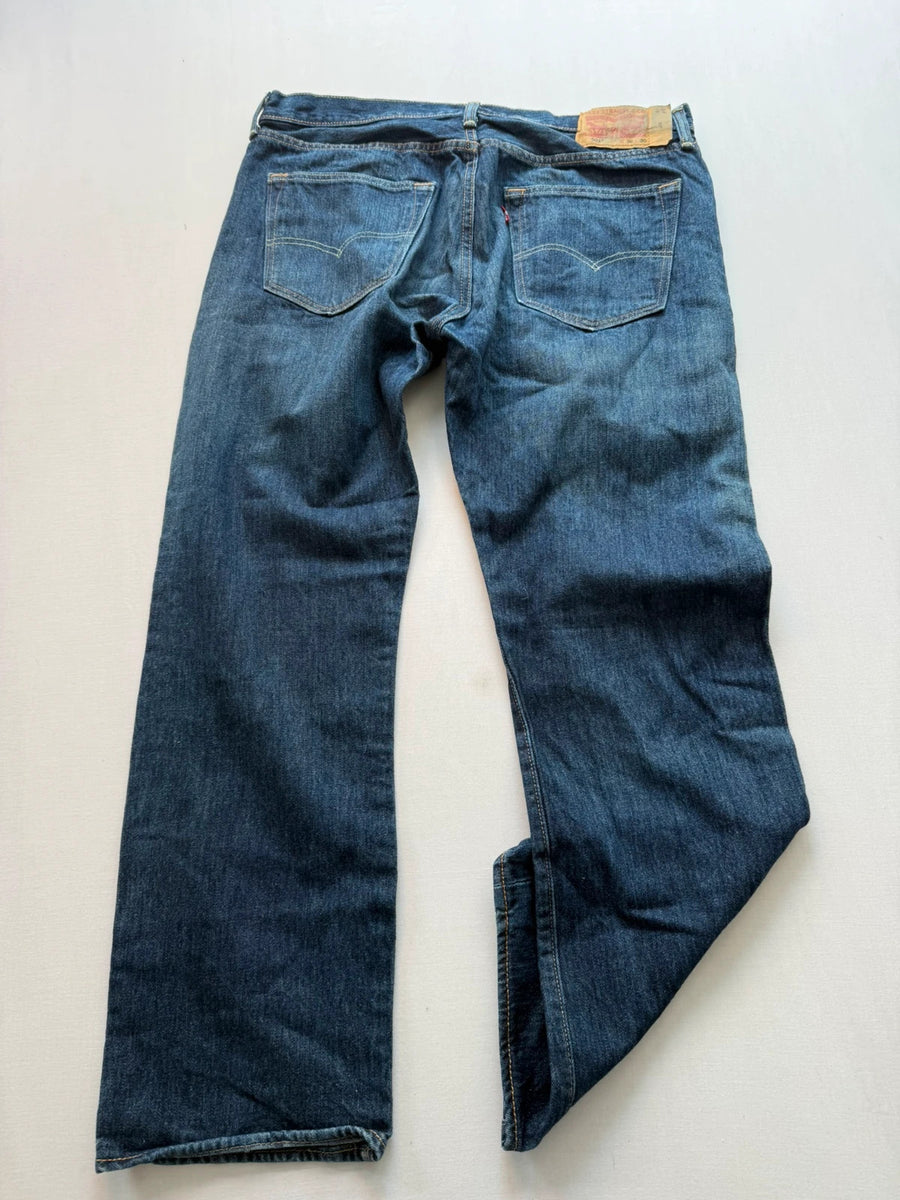 Levi's 501 Original Straight Jeans Dark Blue Mens • W36 L30