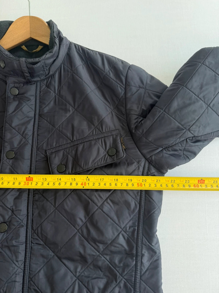 Barbour International Ariel Polarquilt Jacket Navy Quilted Mens • Medium / M