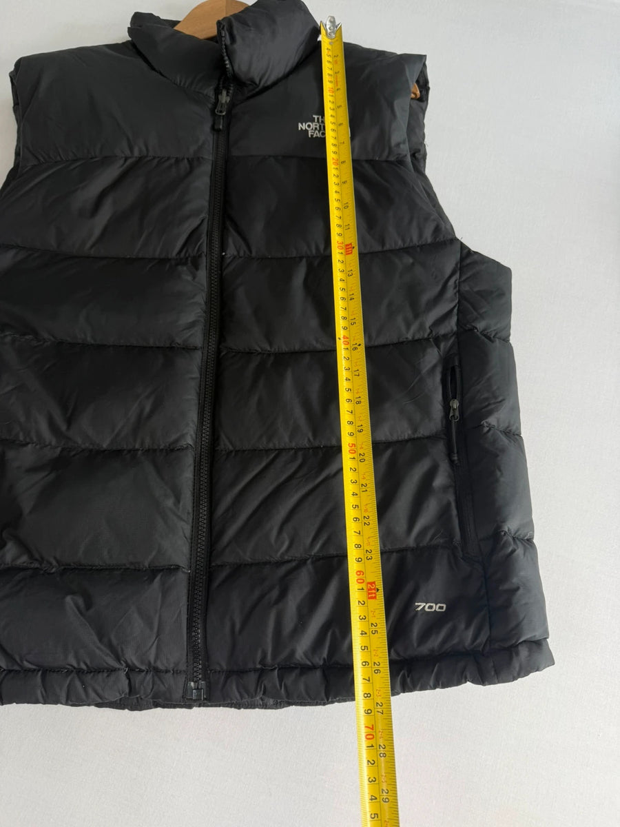 The North Face Nuptse 700 Down Puffer Gilet Black Mens • Medium / M