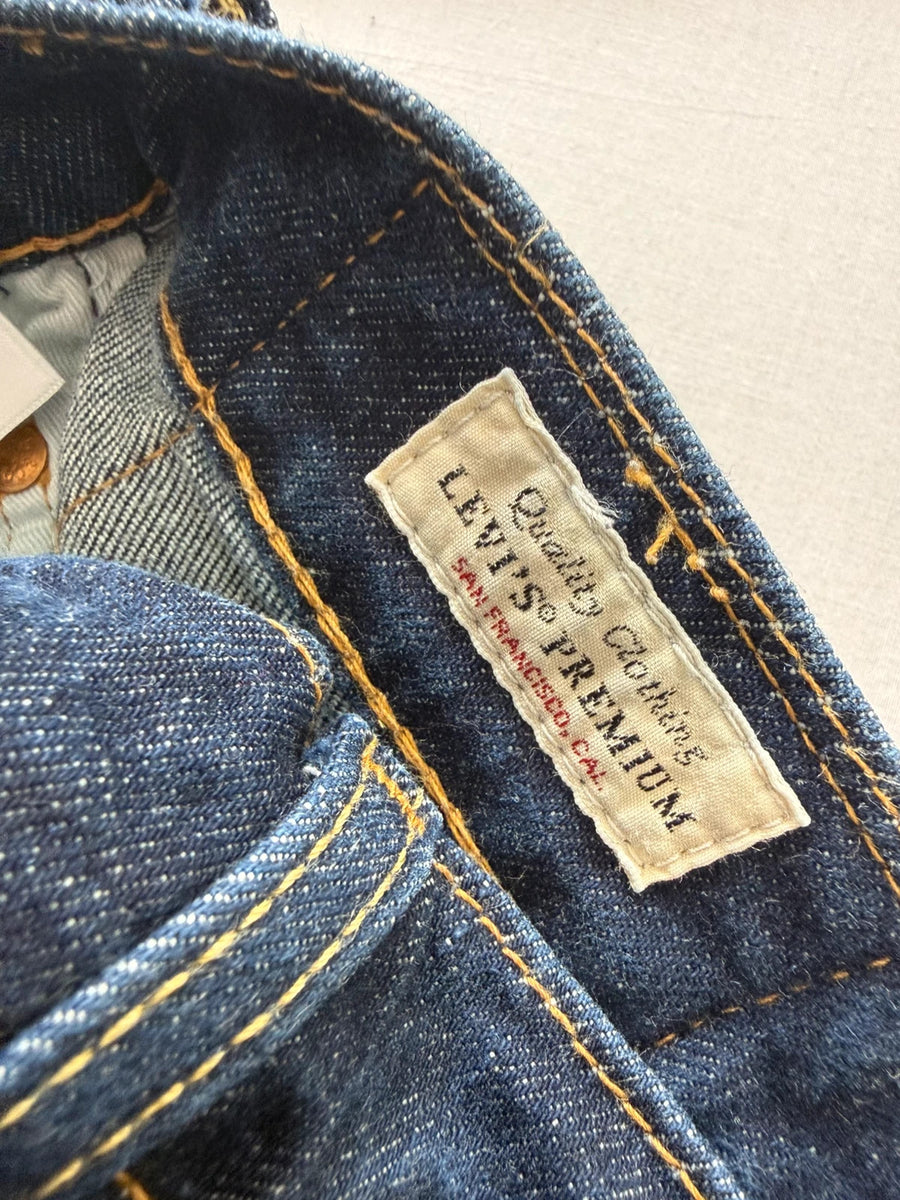Levi's 511 Slim Jeans Dark Indigo Stretch Premium ‘Strong’ Mens • W32 L34