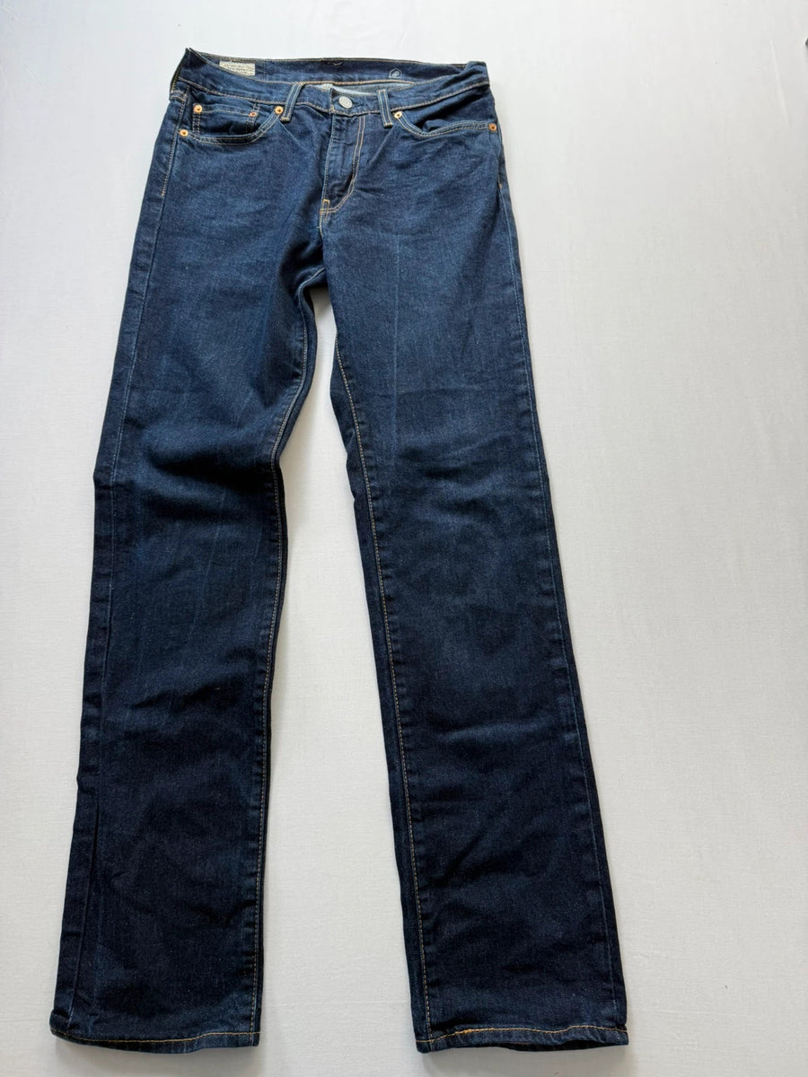 Levi's 511 Slim Jeans Dark Indigo Stretch Premium ‘Strong’ Mens • W32 L34