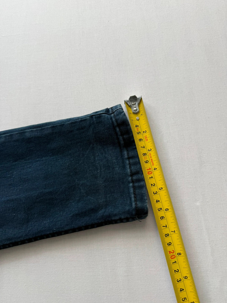 Levi's 512 Tapered Jeans Dark Blue Stretch Mens • W33 L32