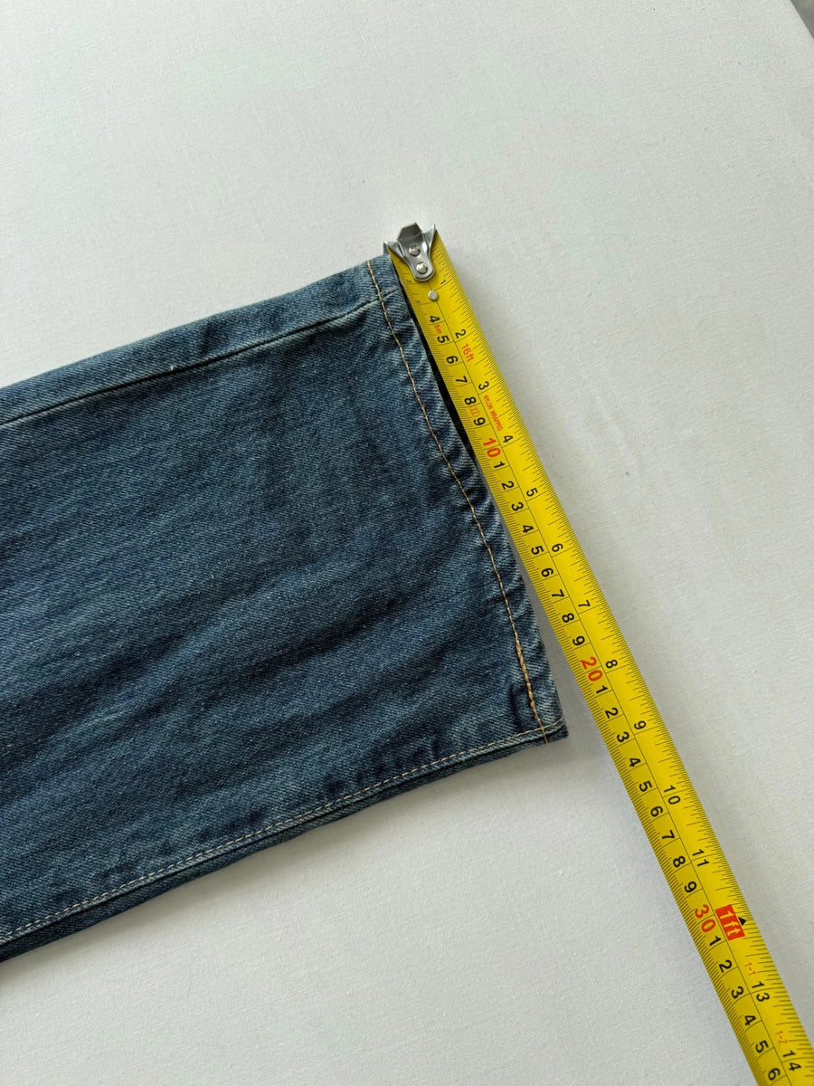 Levi's 504 Straight Jeans Dark Blue Wash Mens • W36 L32