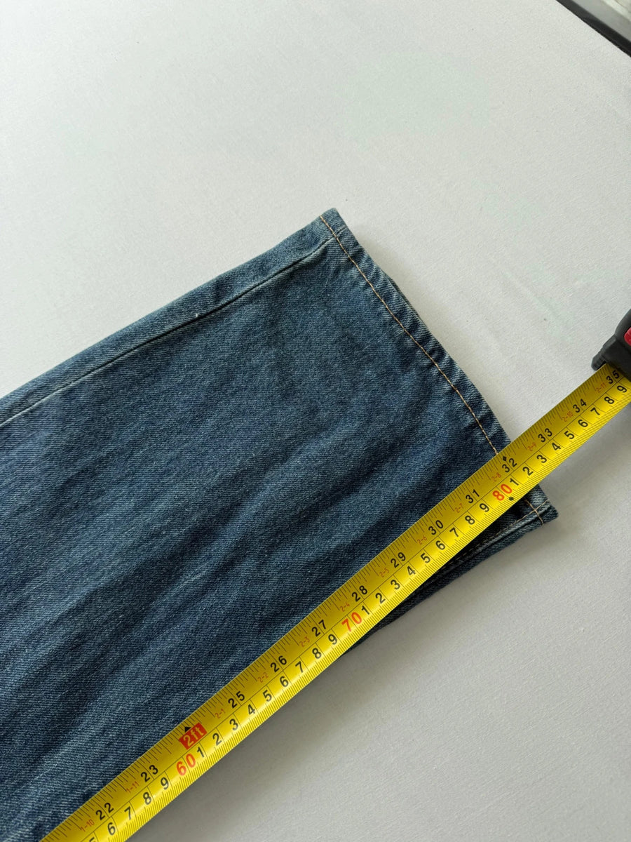 Levi's 504 Straight Jeans Dark Blue Wash Mens • W36 L32