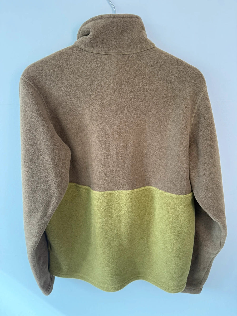Berghaus Polartec Half Zip Fleece Khaki Green Mens • Medium / M