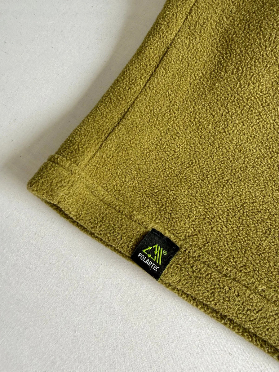 Berghaus Polartec Half Zip Fleece Khaki Green Mens • Medium / M