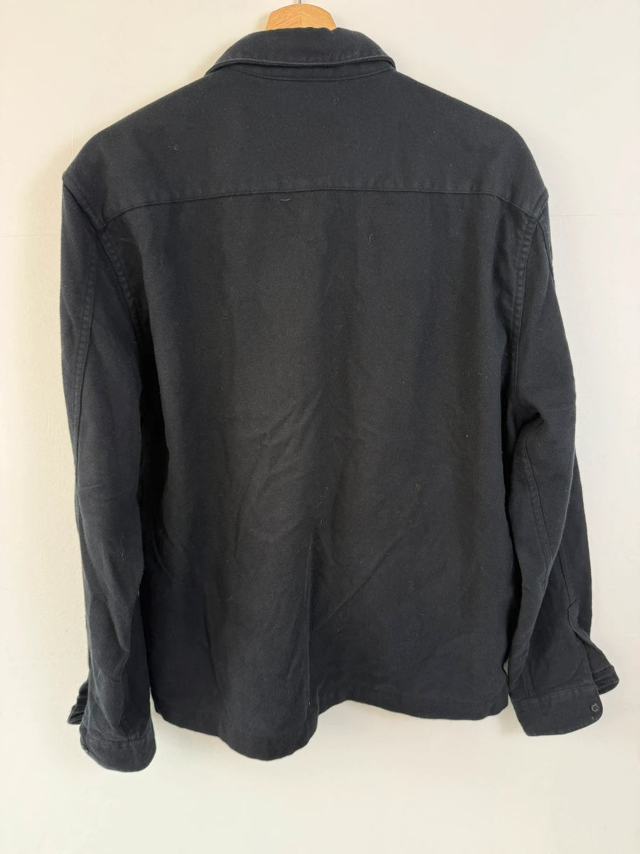 Barbour International Skipton Overshirt Black Mens • Large / L