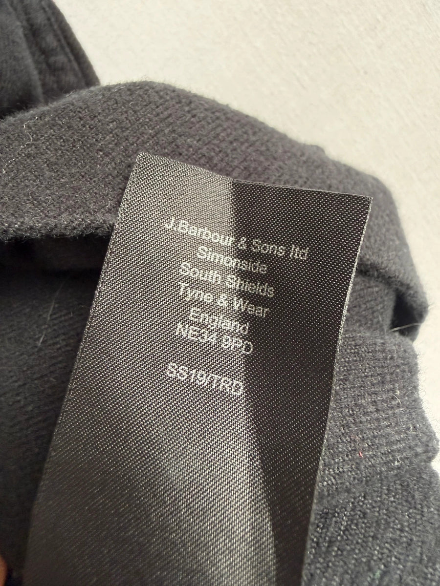 Barbour International Skipton Overshirt Black Mens • Large / L