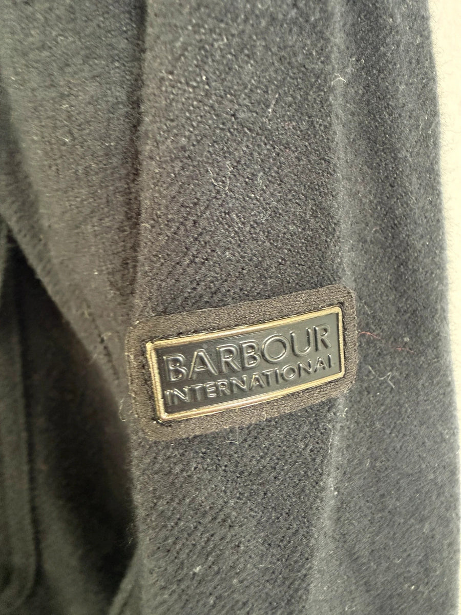 Barbour International Skipton Overshirt Black Mens • Large / L