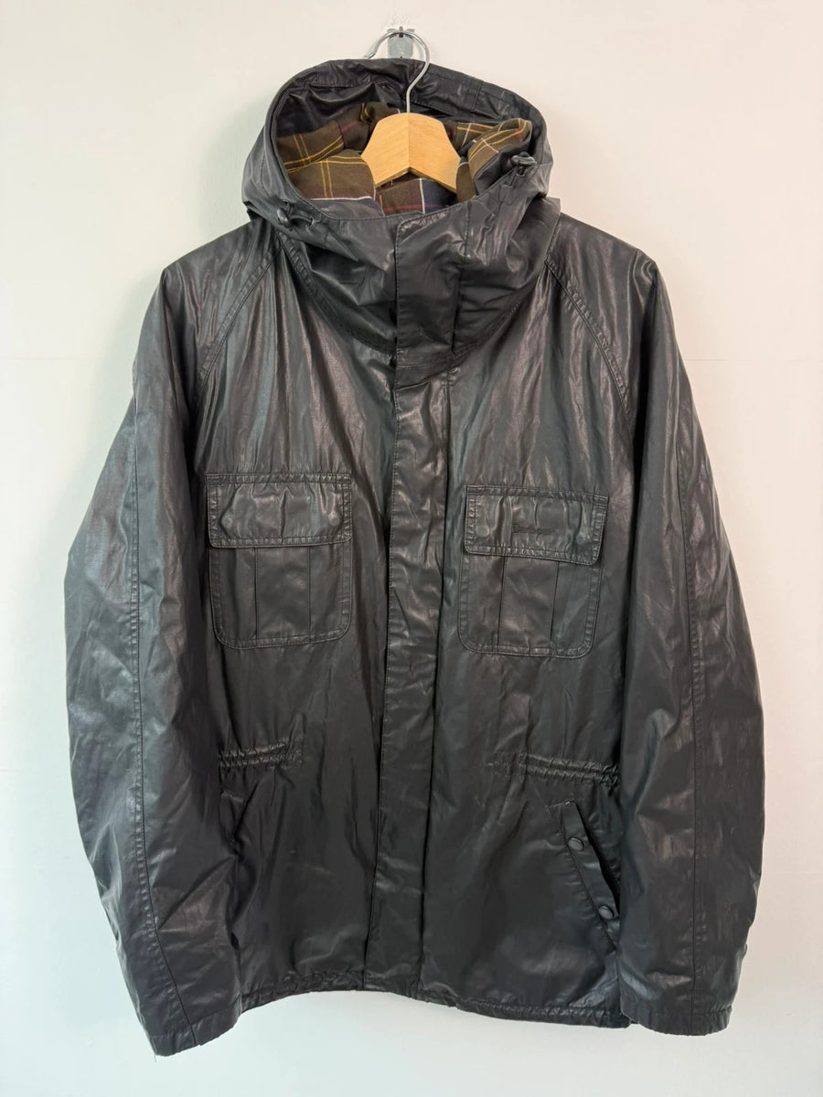 Barbour Earle Jacket Waterproof Black Mens • Small / S