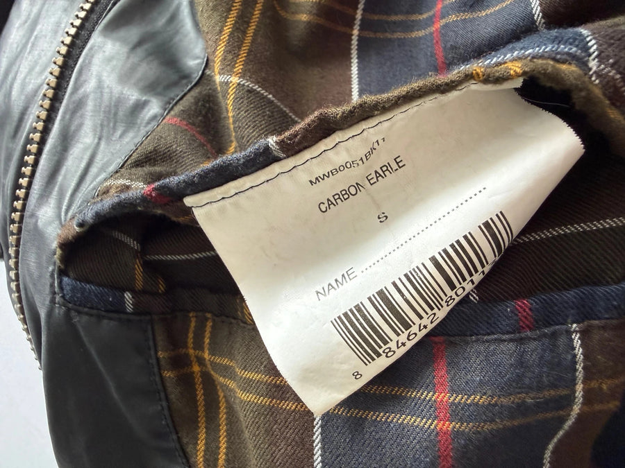 Barbour Earle Jacket Waterproof Black Mens • Small / S