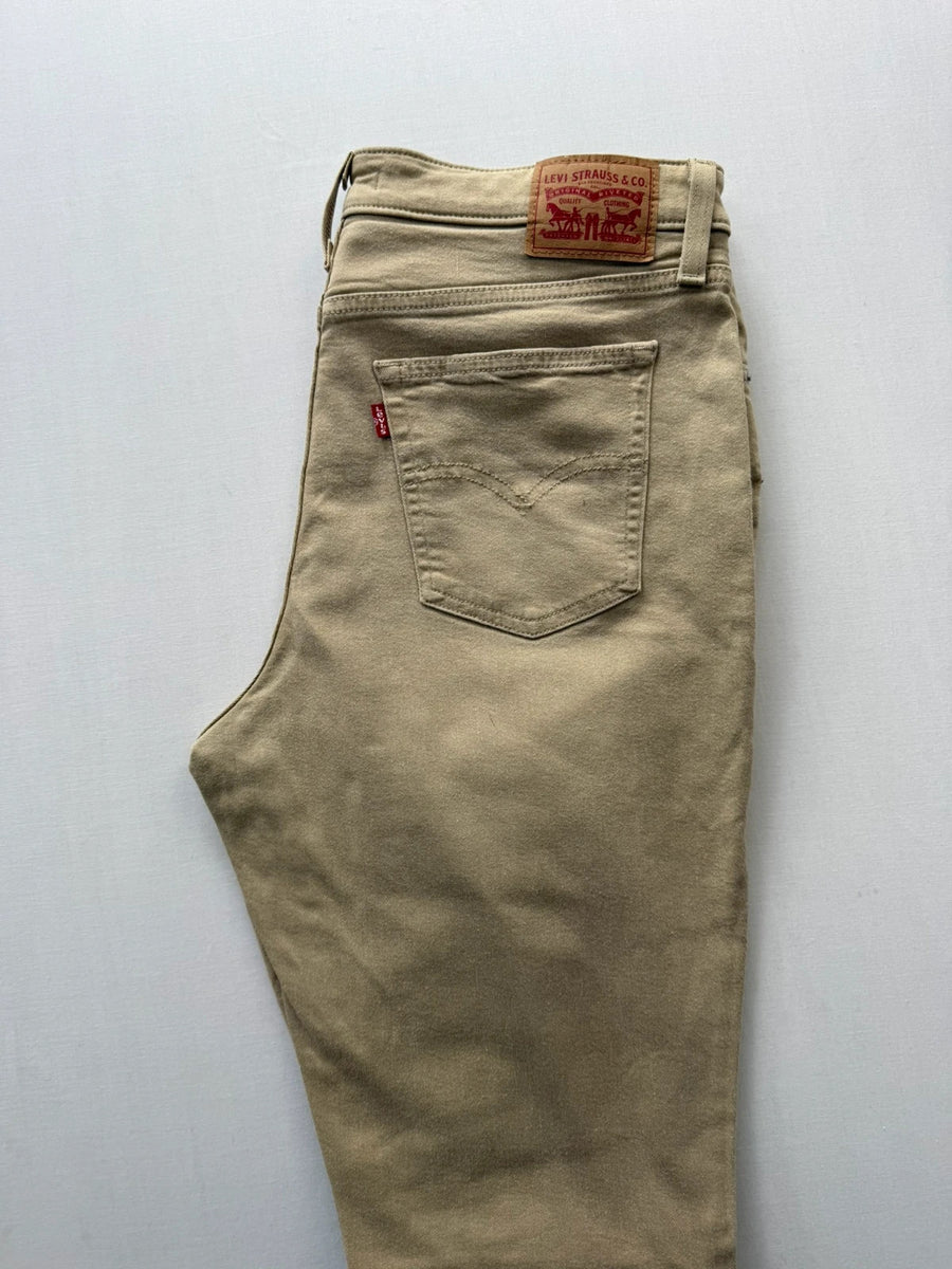 Levi's 721 High Rise Skinny Jeans Beige Womens • W33 L30 / UK14