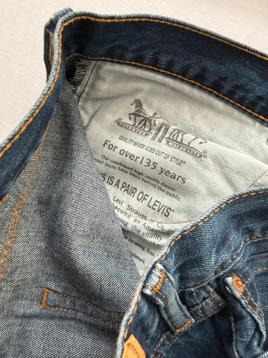 Levi's 511 Slim Fit Stretch Jeans Dark Blue Mens • W34 L30