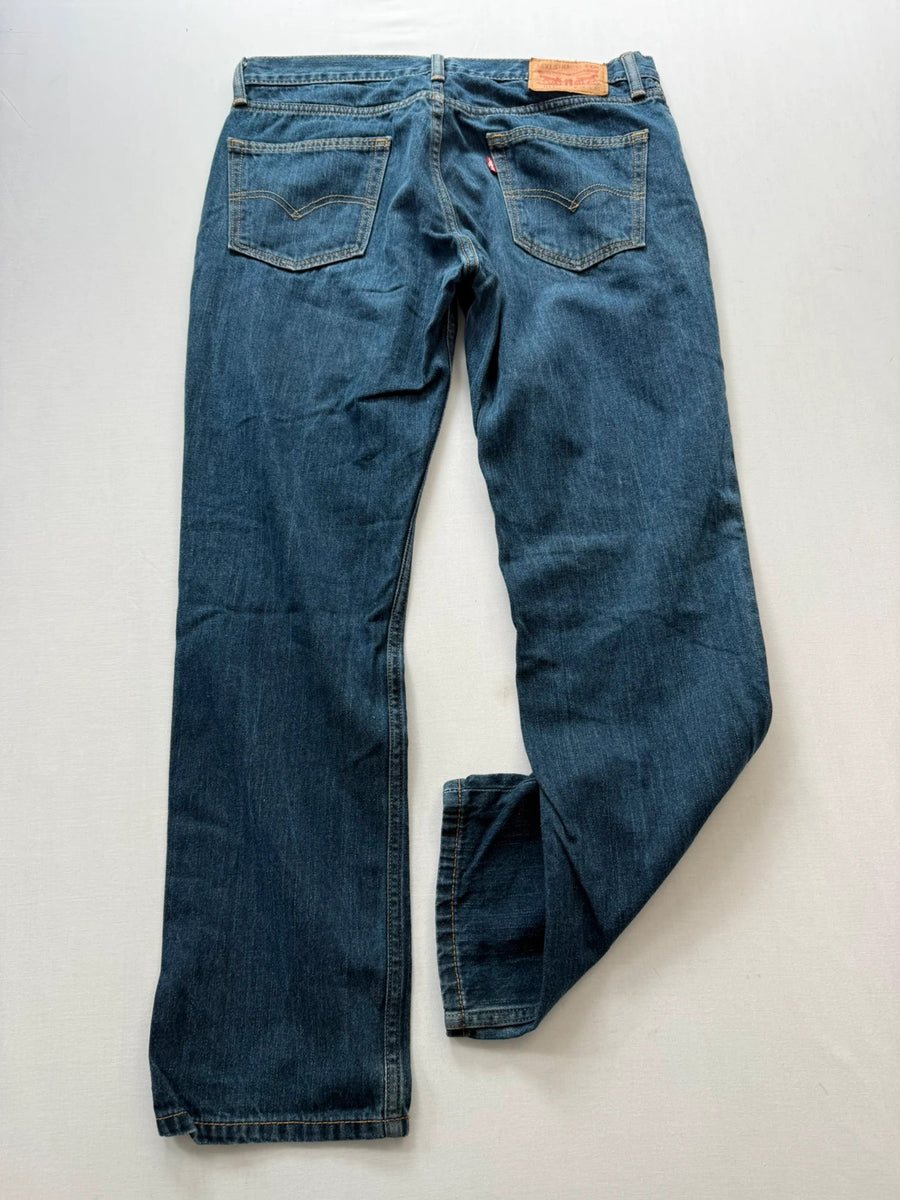 Levi's 511 Slim Fit Stretch Jeans Dark Blue Mens • W34 L30