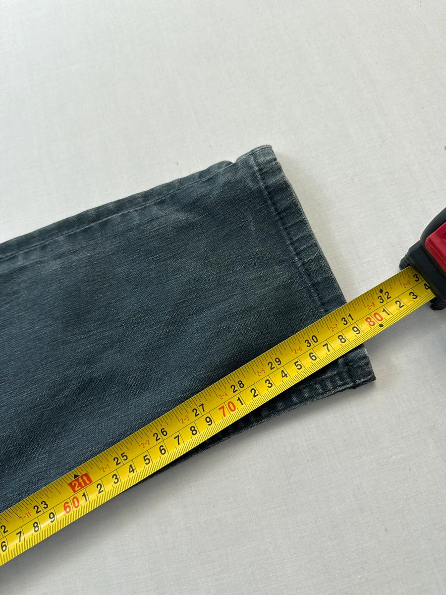 Levi's 512 Slim Tapered Fit Washed Grey Jeans Mens Stretch W36 L32