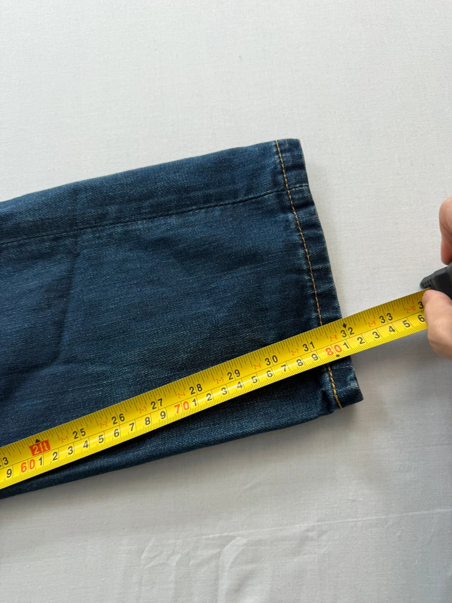 Levi's 511 Slim Fit Dark Indigo Blue Wash Jeans Mens • W34 L32