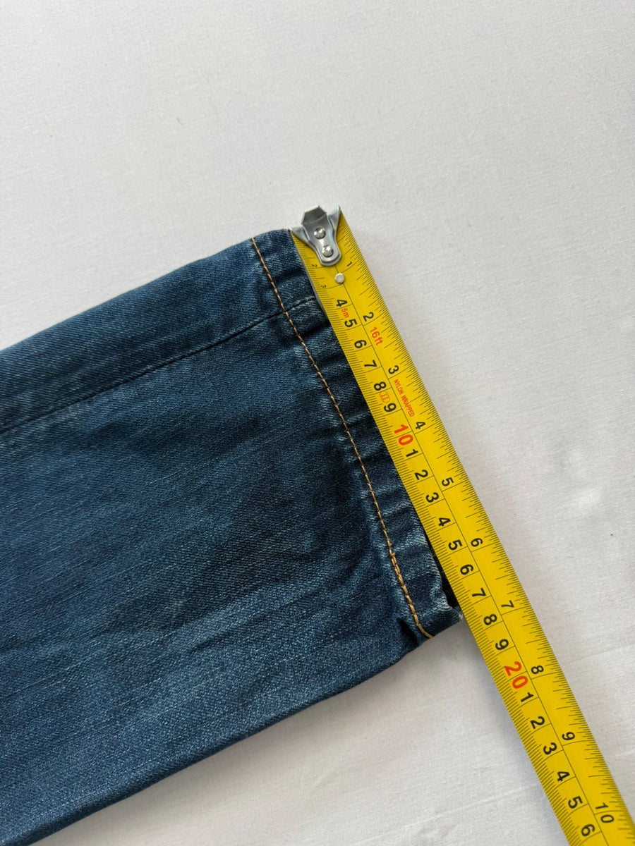 Levi's 511 Slim Fit Dark Indigo Blue Wash Jeans Mens • W34 L32