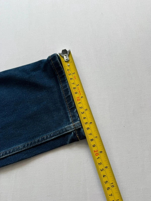 Levi's 502 Regular Tapered Fit Dark Wash Stretch Jeans Mens • W33 L34