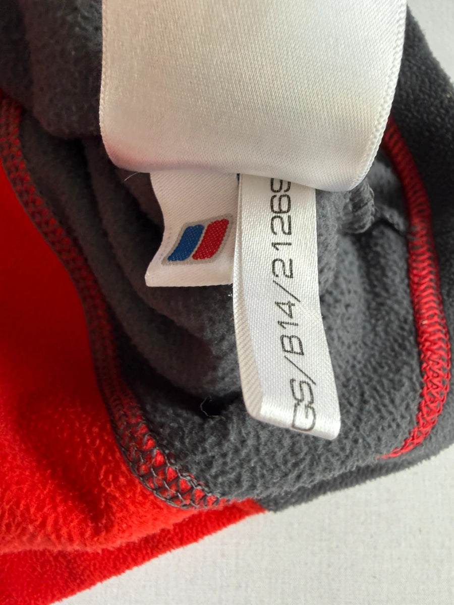 Berghaus Half Zip Microfleece Pullover Red-Grey Mens • XX-Large / XXL