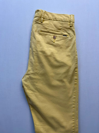 Polo Ralph Lauren Stretch Cotton Twill Chinos Yellow Womens US 4 / UK8 • W28 L28