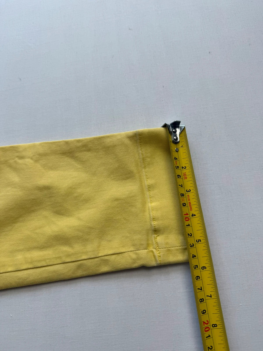 Polo Ralph Lauren Stretch Cotton Twill Chinos Yellow Womens US 4 / UK8 • W28 L28