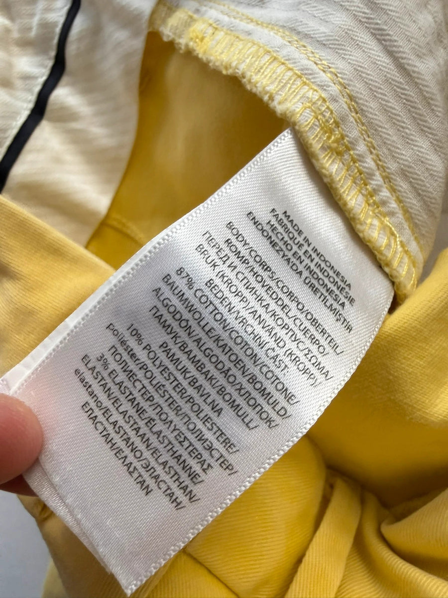 Polo Ralph Lauren Stretch Cotton Twill Chinos Yellow Womens US 4 / UK8 • W28 L28