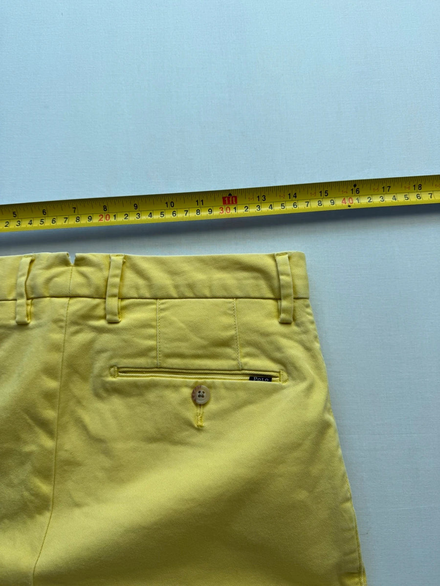 Polo Ralph Lauren Stretch Cotton Twill Chinos Yellow Womens US 4 / UK8 • W28 L28