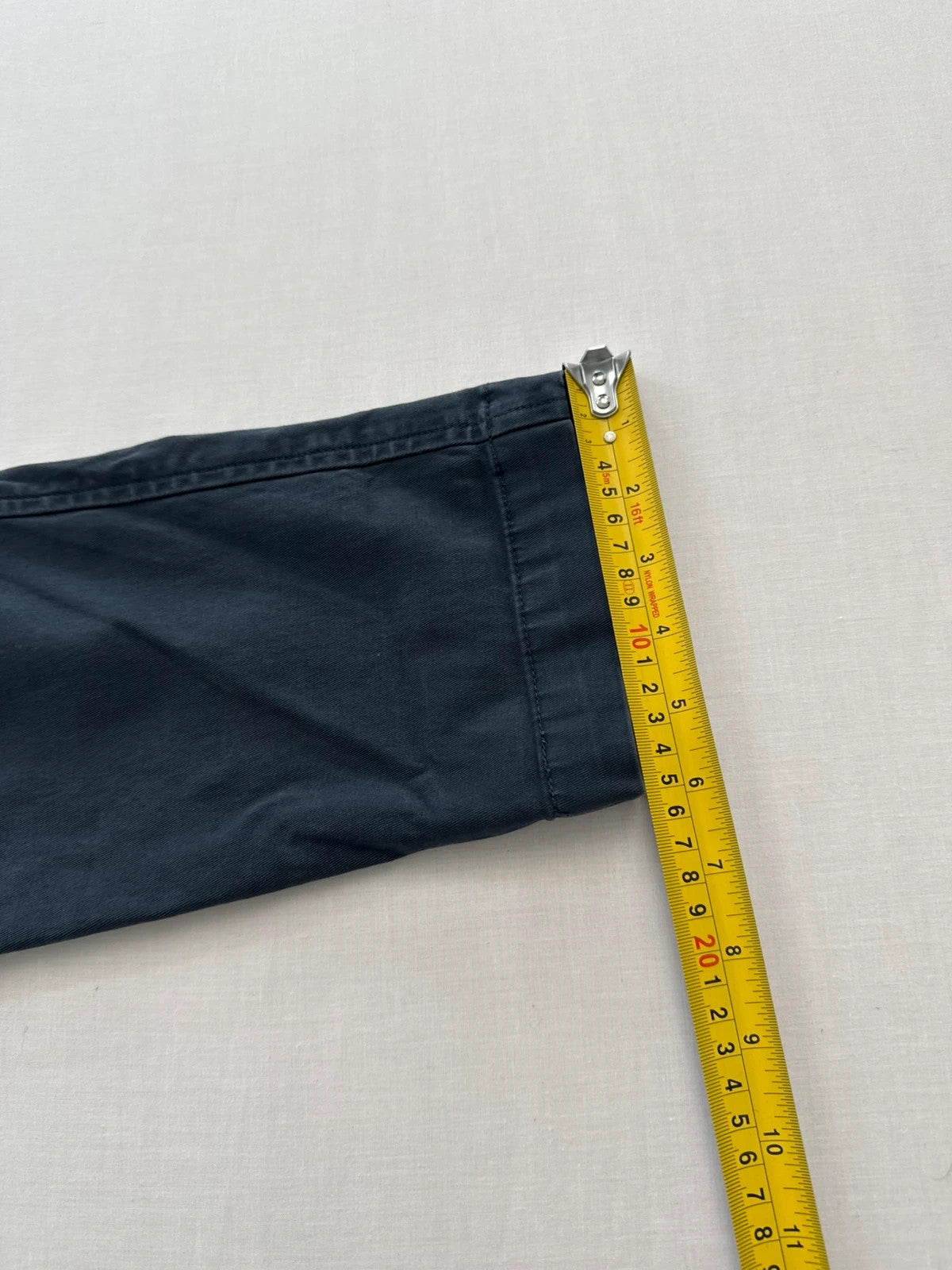 Levi's grey chino trousers slim tapered fit with red tab and slanted pockets.
