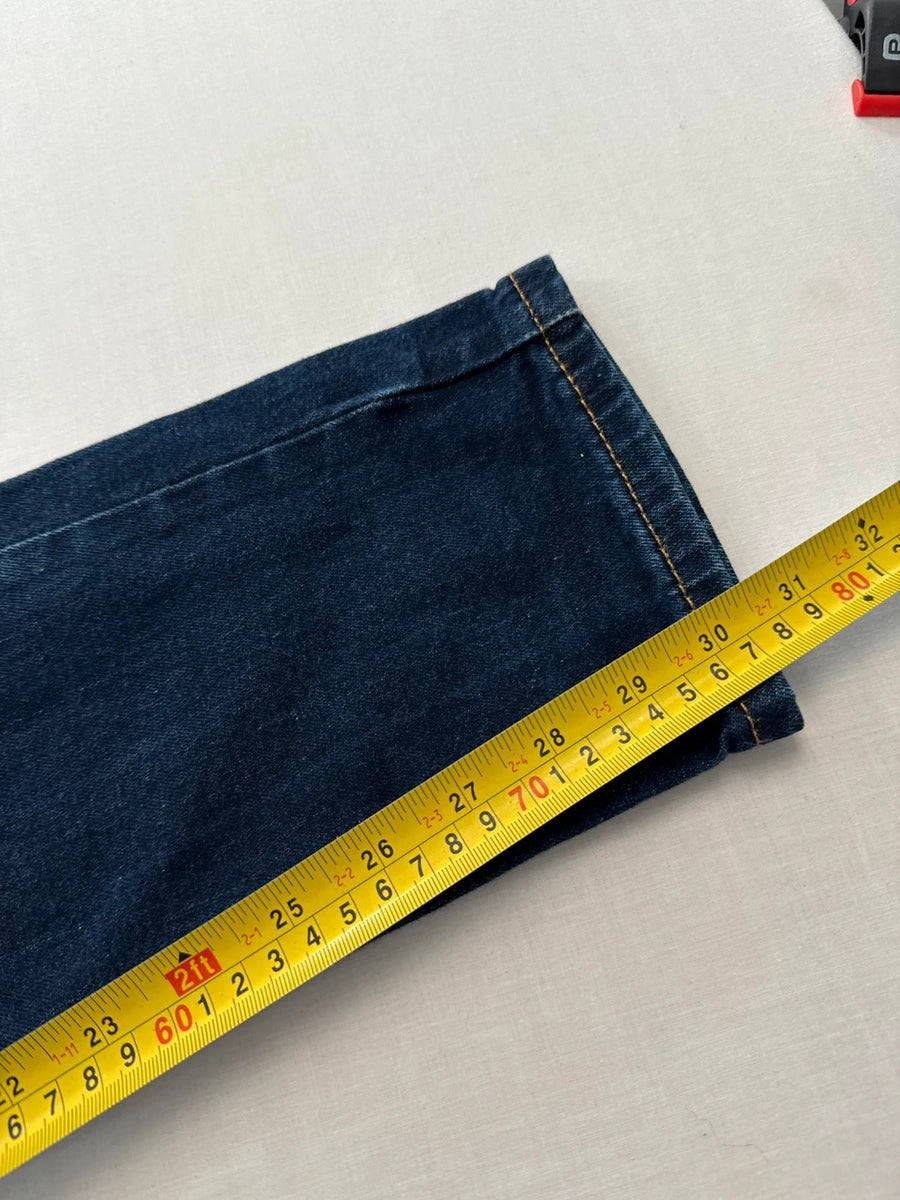 Levi's 512 Slim Tapered Dark Blue Stretch Jeans Mens • W32 L30 - Altered Length