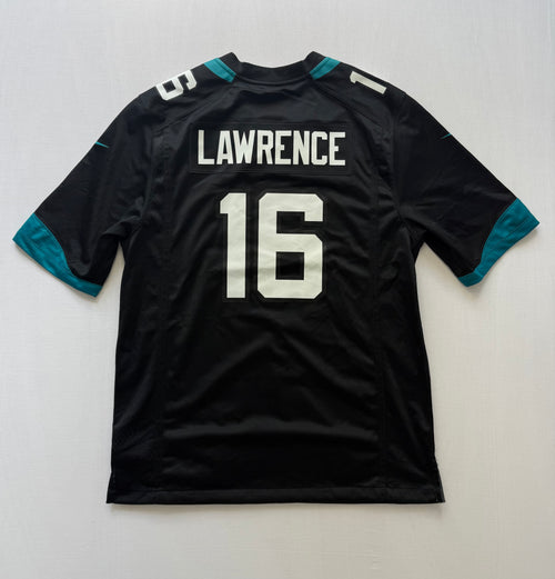 Jacksonville Jaguars NFL Trevor Lawrence #16 Jersey Black Mens • Large / L