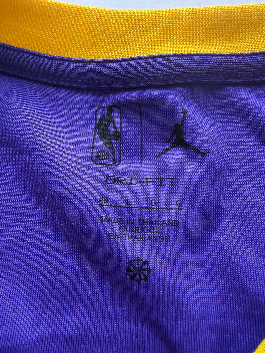 LeBron James Los Angeles Lakers Jersey – Nike Jordan Authentic Statement Edition Mens • Large/L