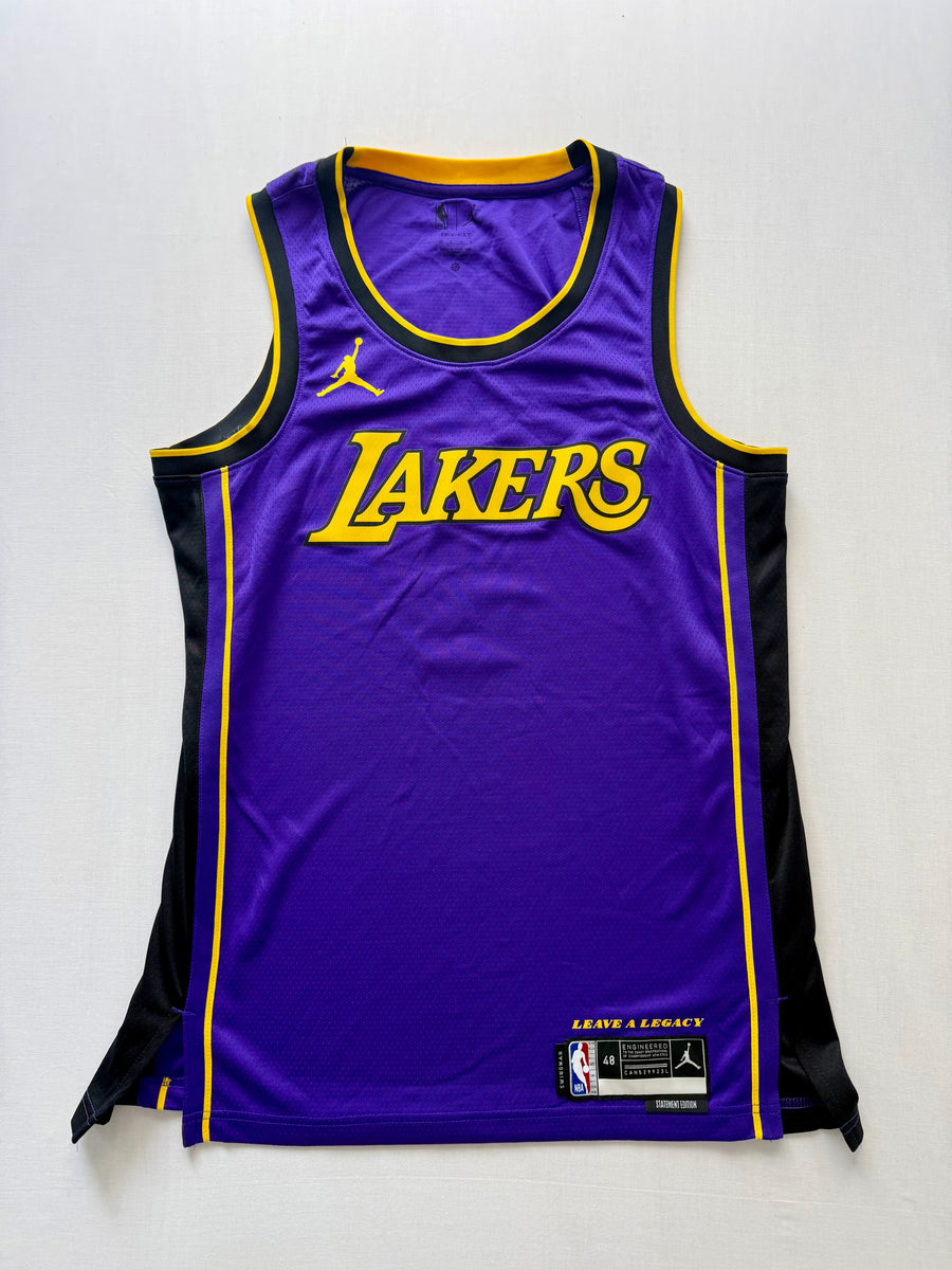 LeBron James Los Angeles Lakers Jersey – Nike Jordan Authentic Statement Edition Mens • Large/L