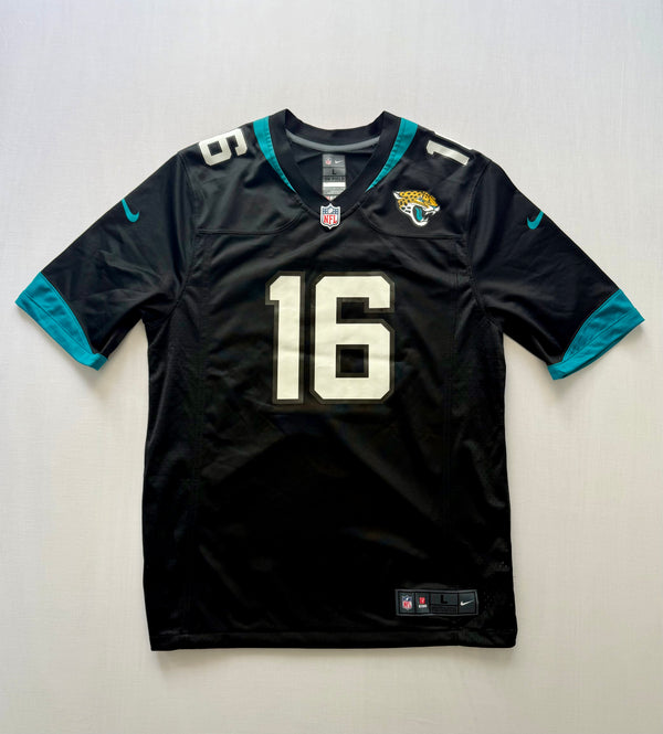 Jacksonville Jaguars NFL Trevor Lawrence #16 Jersey Black Mens • Large / L
